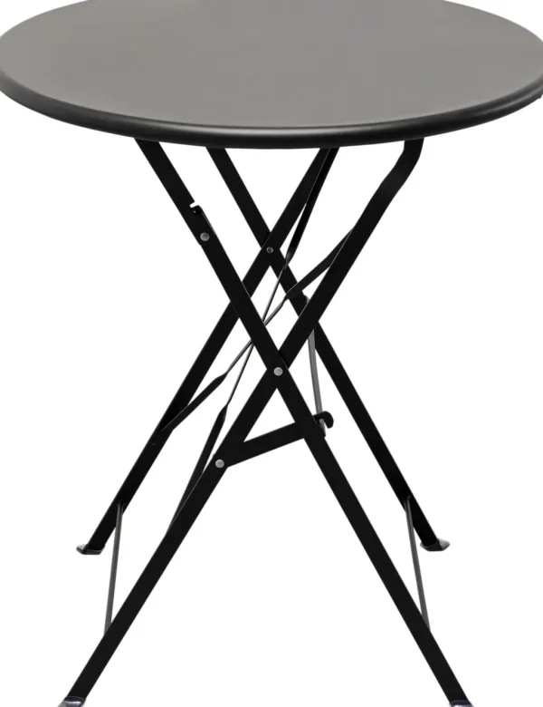 Tuolit | Pöydät>KARE Design Balcony Pöytä + 2 Tuolia Musta Ulkokaluste (3/osaa)
