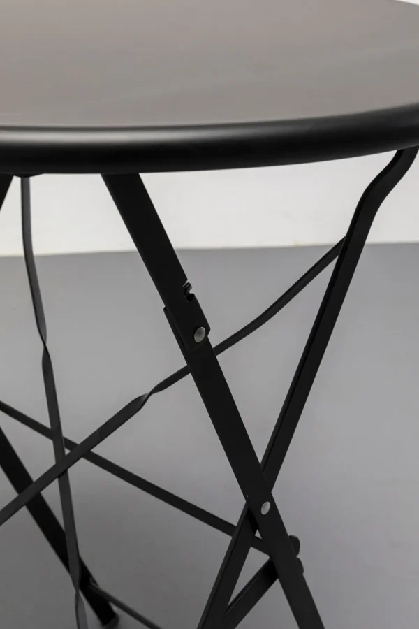 Tuolit | Pöydät>KARE Design Balcony Pöytä + 2 Tuolia Musta Ulkokaluste (3/osaa)