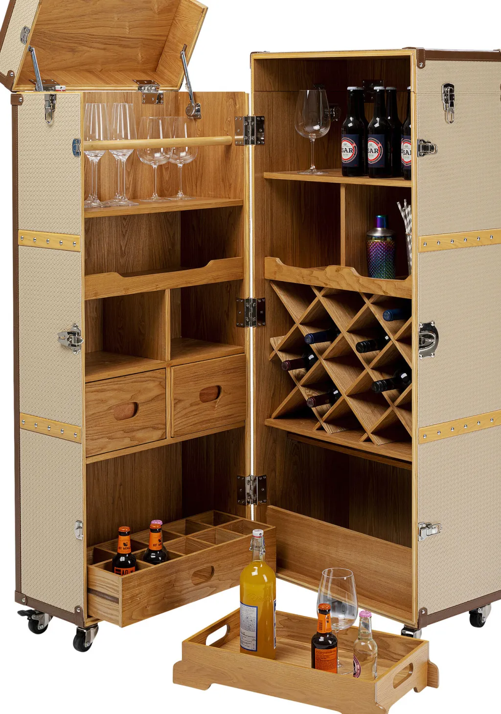 bar_venezia_baarikaappi_kermanvrinen_5.webp Baarit>KARE Design Bar Venezia Baarikaappi, Kermanvärinen
