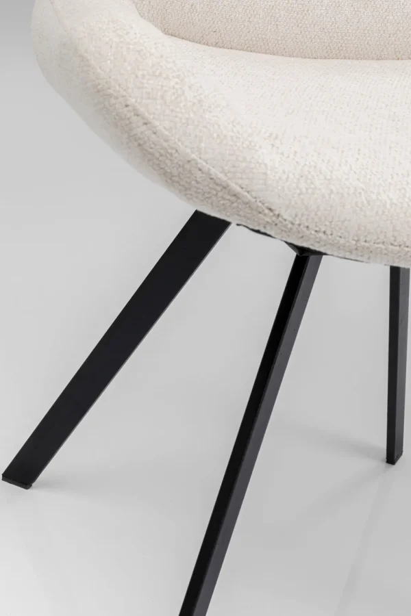 Tuolit>KARE Design Baron Pyörivä Tuoli Kermanvärinen
