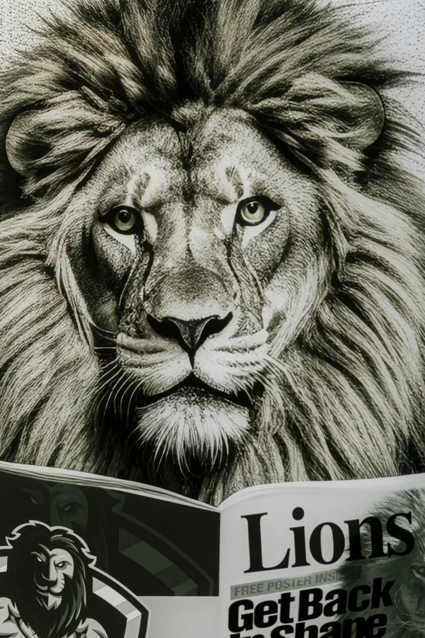 Taulut | Olohuone>KARE Design Bath Lion Leijona Lasitaulu 60x80cm