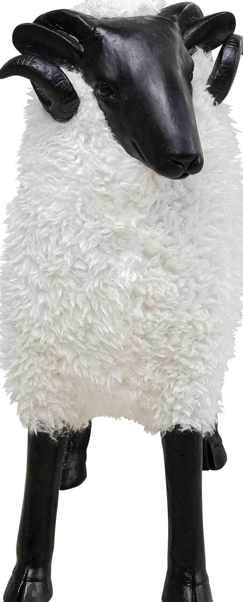 bathilde_pssi_valkoinen_cm_2.webp Jalalliset Koriste-Esineet>KARE Design Bathilde Pässi Valkoinen 78cm
