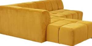 Olohuone | Kulmasohvat>KARE Design Belami Velvet Kulmasohva - Samettia, Meripihka, Vasen