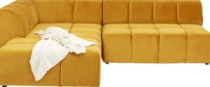 Olohuone | Kulmasohvat>KARE Design Belami Velvet Kulmasohva - Samettia, Meripihka, Vasen