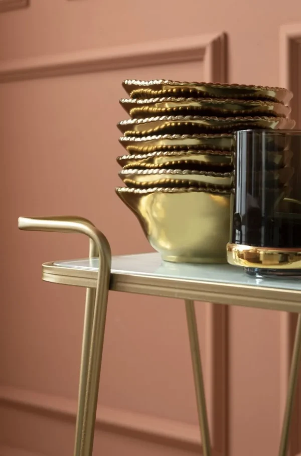 Keittiö Ja Astiat>KARE Design Bell Lautanen, Kulta Ø36cm