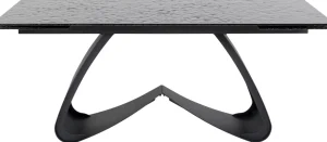 Pöydät>KARE Design Bellagio Jatkettava Pöytä Lasia Ja Terästä 180(40+40)x95cm