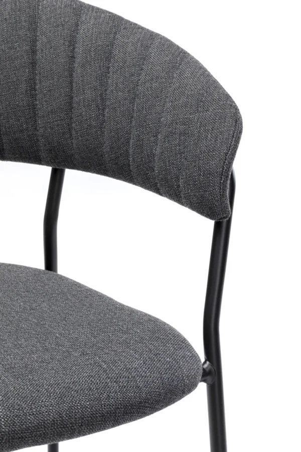 Tuolit>KARE Design Belle Tuoli Käsinojilla - Antrasiitti (2/Setti)