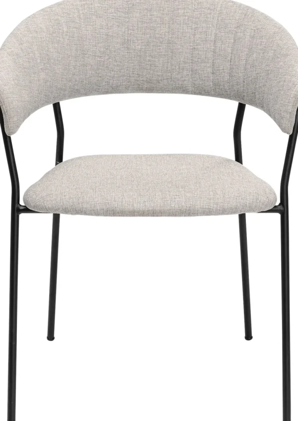 Tuolit>KARE Design Belle Tuoli Käsinojilla - Beige (2/Setti)
