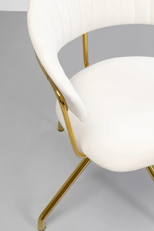 Tuolit>KARE Design Belle Velvet Kääntyvä Tuoli, Samettia, Kermanvärinen