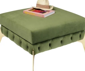 Rahit Ja Jakkarat>KARE Design Bellissima Rahi, Samettia, Harmaa 80cm