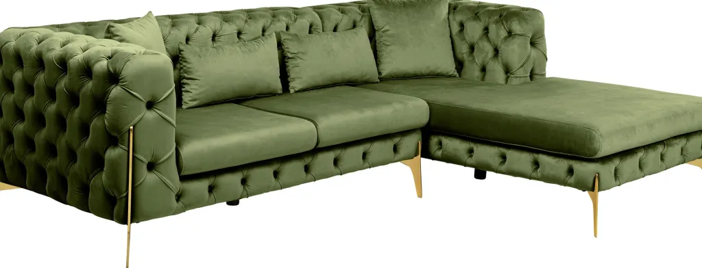 bellissima_velvet_kulmasohva_vihre_oikea_xcm_0.webp Olohuone | Kulmasohvat>KARE Design Bellissima Velvet Kulmasohva Vihreä Oikea 240x180cm