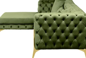Olohuone | Kulmasohvat>KARE Design Bellissima Velvet Kulmasohva Vihreä Vasen 180x240cm