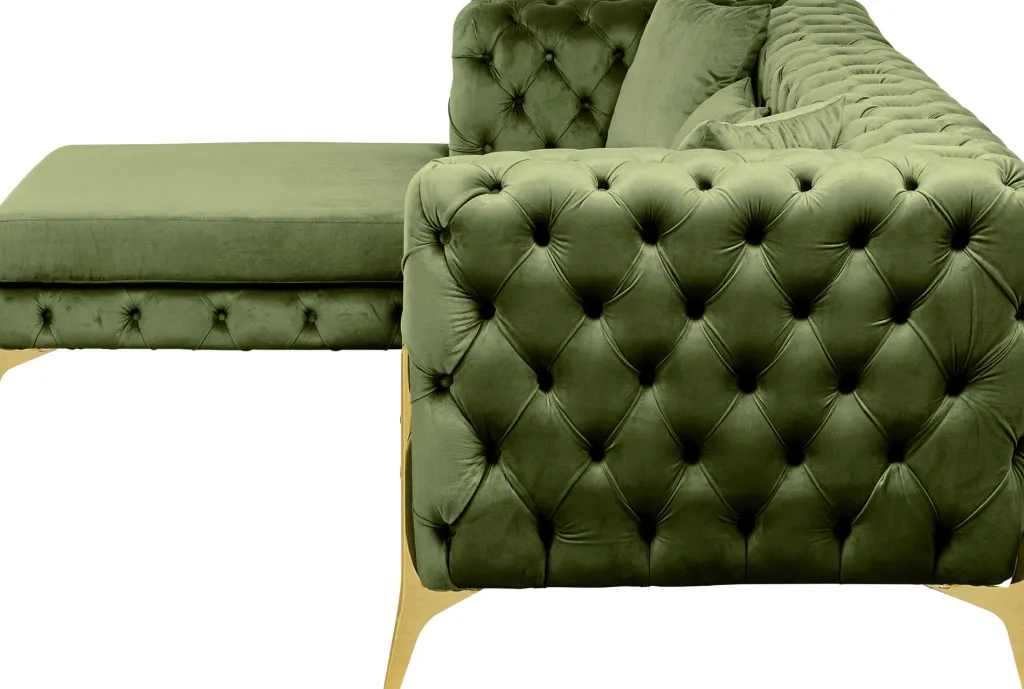 bellissima_velvet_kulmasohva_vihre_vasen_xcm_1.webp Olohuone | Kulmasohvat>KARE Design Bellissima Velvet Kulmasohva Vihreä Vasen 180x240cm