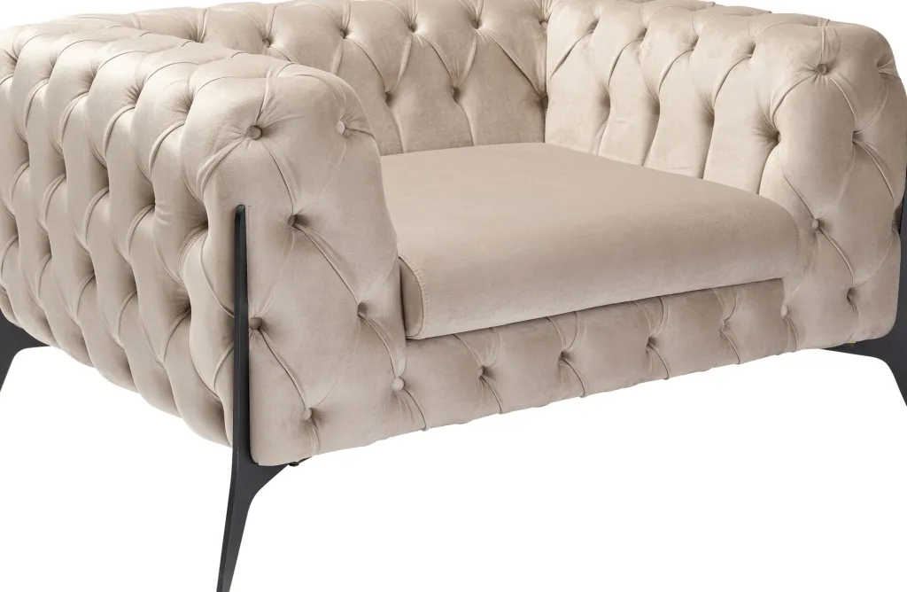 bellissima_velvet_nojatuoli_sametti_taupe_cm_0.webp Nojatuolit>KARE Design Bellissima Velvet Nojatuoli, Sametti, Taupe 120cm
