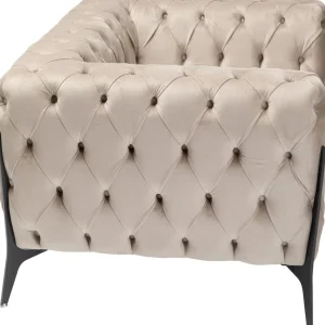 Nojatuolit>KARE Design Bellissima Velvet Nojatuoli, Sametti, Taupe 120cm
