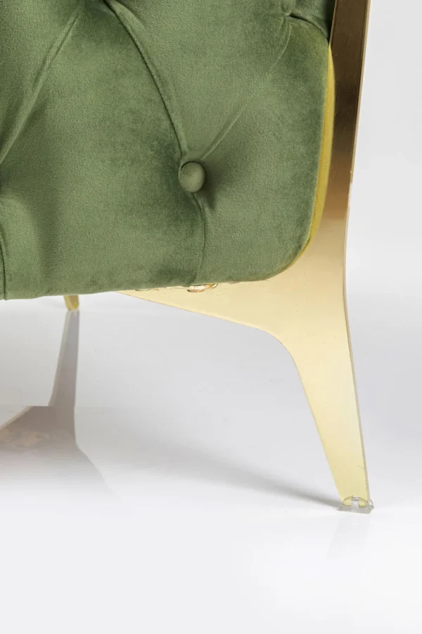 Nojatuolit>KARE Design Bellissima Velvet Nojatuoli, Sametti, Vihreä 120cm
