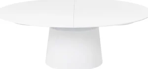 Pöydät>KARE Design Benvenuto Jatkettava Pöytä, Valkoinen 200(50)x110cm