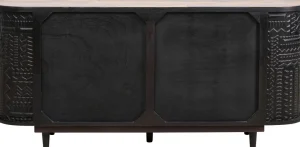 Lipastot>KARE Design Berber Senkki, Mangopuuta, Musta 160x75cm