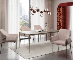 Tuolit>KARE Design Bess Flitter Tuoli Käsinojilla, Beige