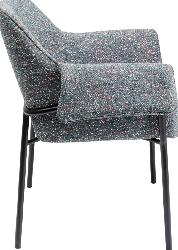Tuolit>KARE Design Bess Flitter Tuoli Käsinojilla, Harmaa