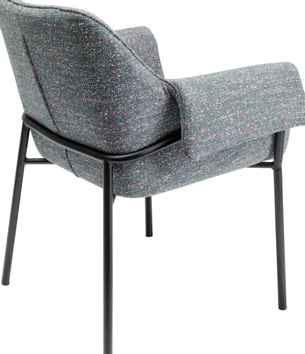 Tuolit>KARE Design Bess Flitter Tuoli Käsinojilla, Harmaa