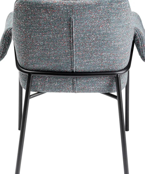 Tuolit>KARE Design Bess Flitter Tuoli Käsinojilla, Harmaa