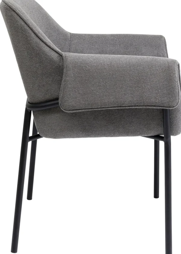 Tuolit>KARE Design Bess Tuoli Käsinojilla, Harmaa
