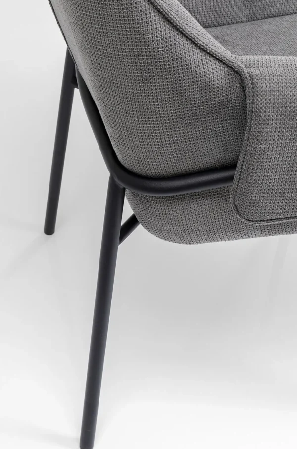 Tuolit>KARE Design Bess Tuoli Käsinojilla, Harmaa