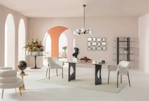 Tuolit>KARE Design Bess Tuoli Käsinojilla, Kermanvärinen