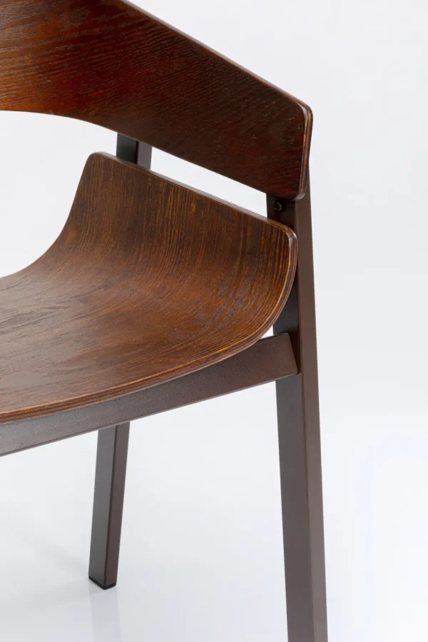Tuolit>KARE Design Biarritz Tuoli Käsinojilla Ruskea