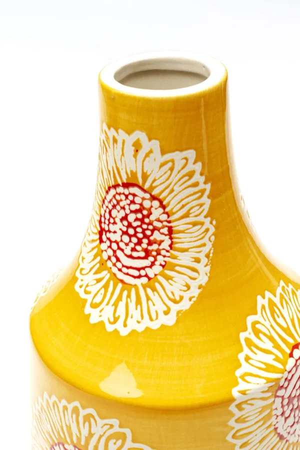 Maljakot | Olohuone>KARE Design Big Bloom Maljakko Keltainen 38 Cm