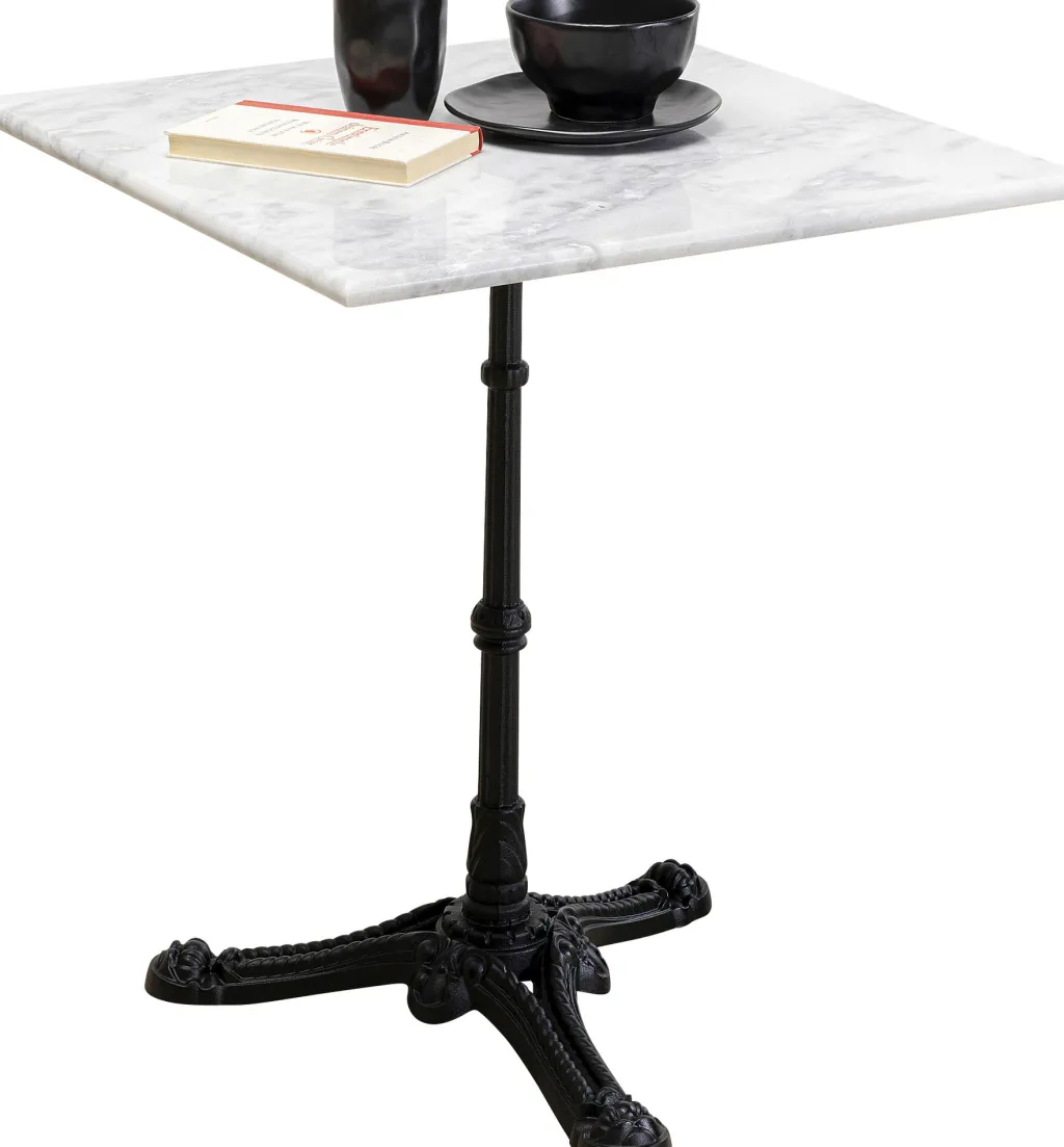 bistro_kaffeehaus_square_pyt_valkoinen_xcm_2.webp Pöydät | Baaripöydät>KARE Design Bistro Kaffeehaus Square Pöytä, Valkoinen 60x60cm