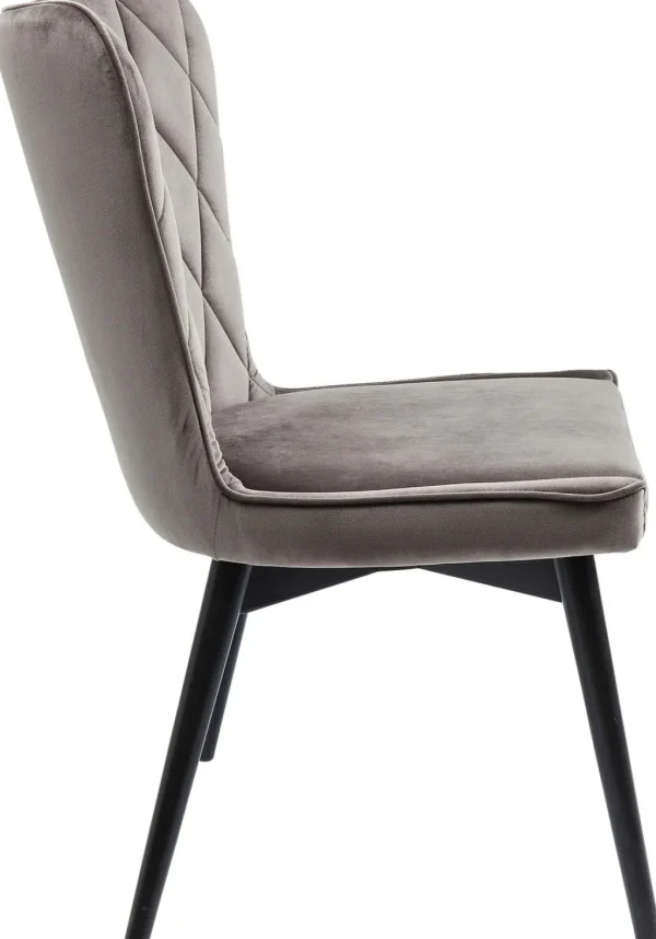 Tuolit>KARE Design Black Marshall Velvet Tuoli Harmaa