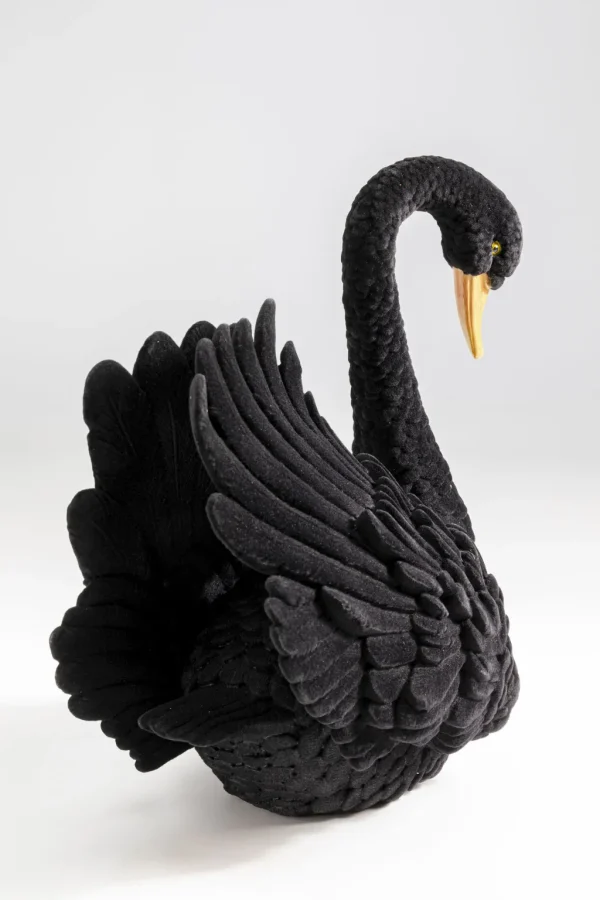Koriste-Esineet>KARE Design Black Swan Musta Joutsen Koriste-esine 28cm