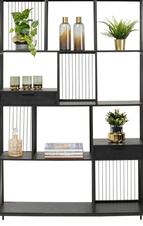 Hyllyt>KARE Design Bologna Hylly Musta 125x200cm