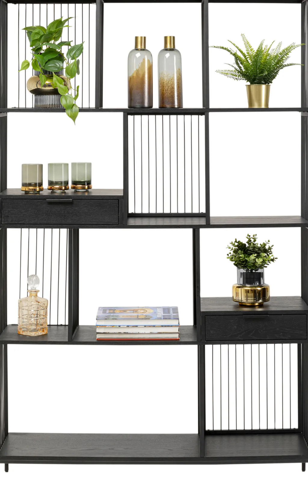 bologna_hylly_musta_xcm_1.webp Hyllyt>KARE Design Bologna Hylly Musta 125x200cm