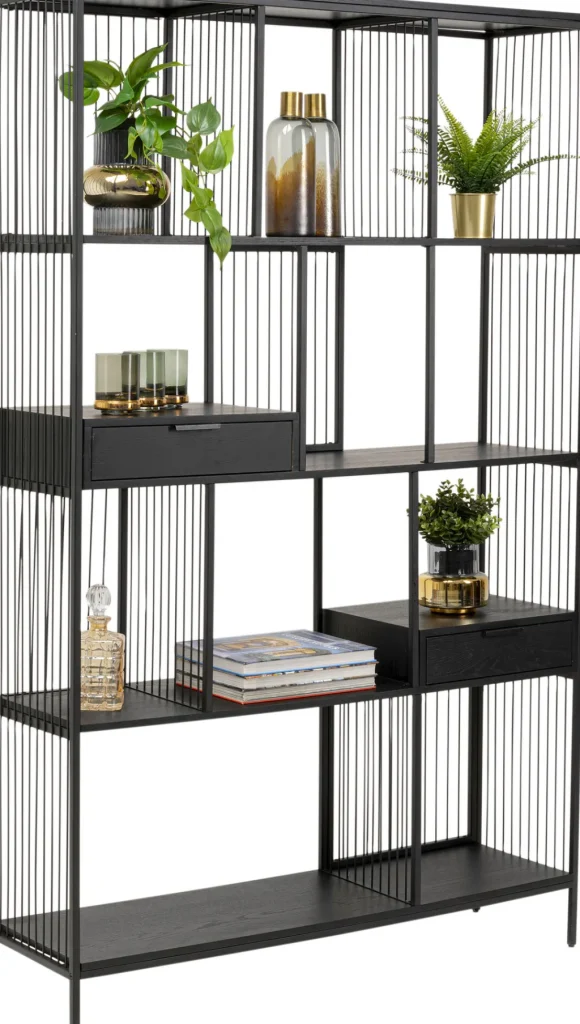 Hyllyt>KARE Design Bologna Hylly Musta 125x200cm