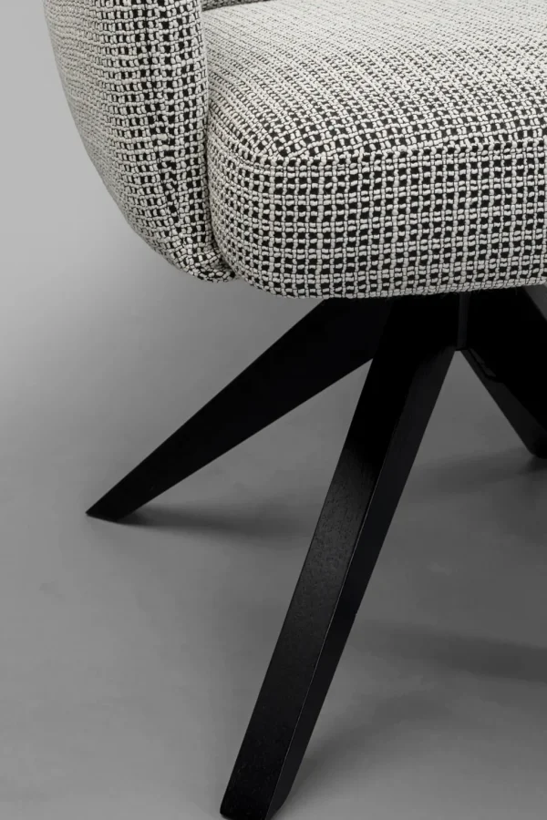 Tuolit>KARE Design Bosse Kääntyvä Tuoli Musta