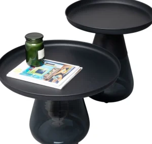 Sohvapöydät | Olohuone>KARE Design Bottiglia Smoke Sivupöytä, MustaØ50cm