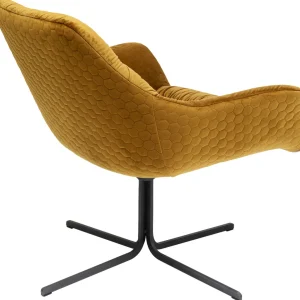 Tuolit>KARE Design Bristol Kääntyvä Nojatuoli, Keltainen