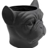 Ruukut>KARE Design Bulldog Black Suojaruukku, Musta