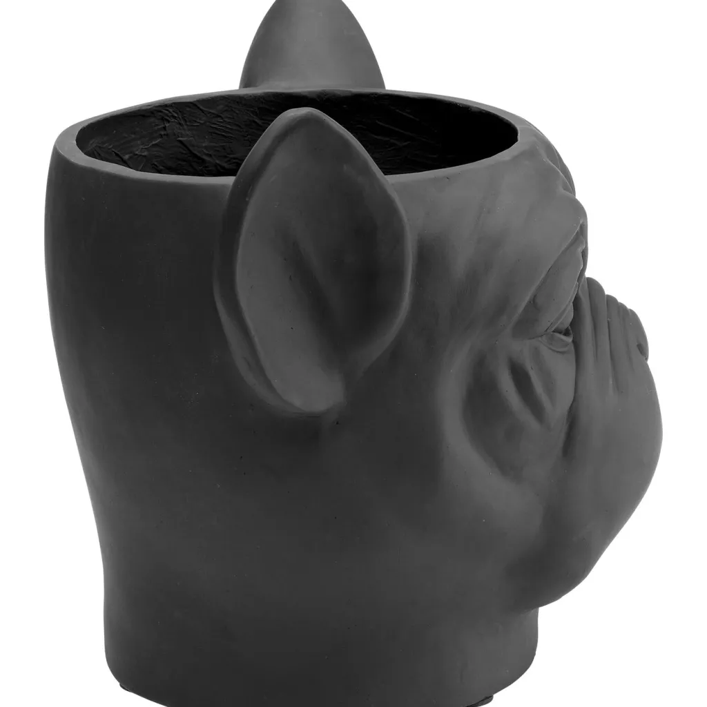 bulldog_black_suojaruukku_musta_1.webp Ruukut>KARE Design Bulldog Black Suojaruukku, Musta