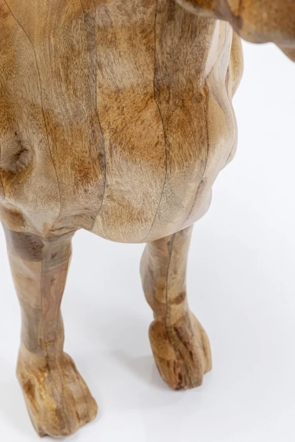 Jalalliset Koriste-Esineet>KARE Design Bulldog Wood Puinen Koriste-esine 70x78 Cm
