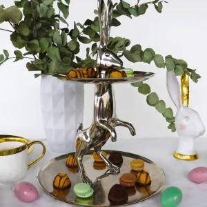 Tarjottimet>KARE Design Bunny Pupu Kerrostarjotin, Hopea