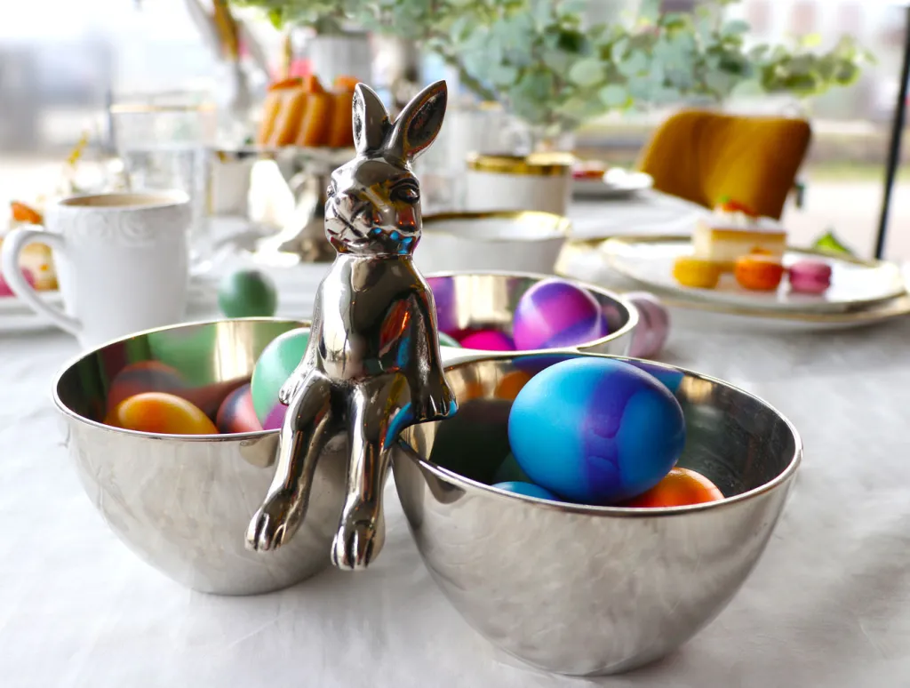 bunny_tre_pupu_kulho_hopea_9.webp Astiat Snackseille>KARE Design Bunny Tre Pupu Kulho, Hopea