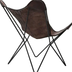 Olohuone | Nojatuolit>KARE Design Butterfly Econo Nojatuoli, Ruskea