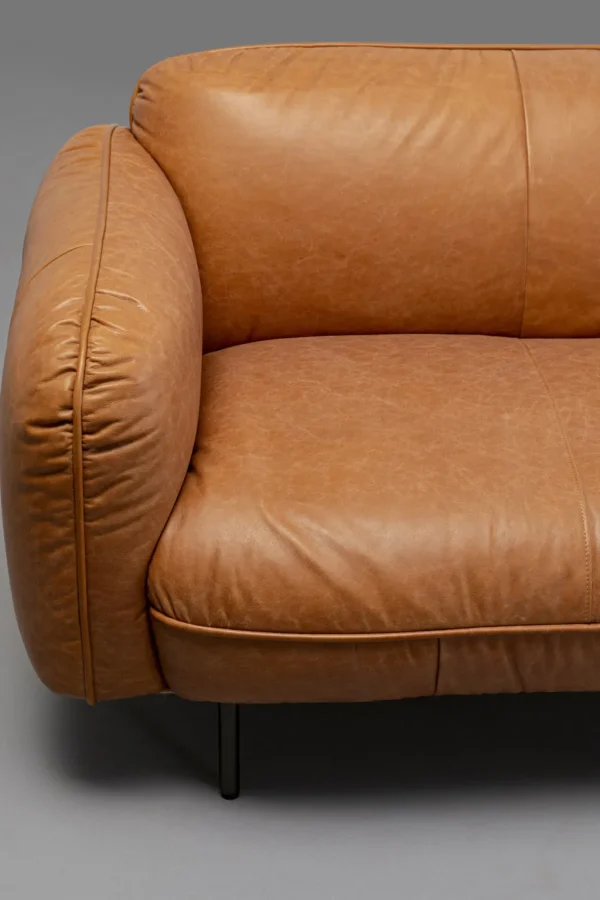 Sohvat>KARE Design Calgary Sohva, Nahkaa Vaalean Ruskea 228cm