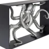 Konsolipöydät Ja Sivupöydät>KARE Design Calmar Mustekala Konsolipöytä, Hopea/musta 124x85cm