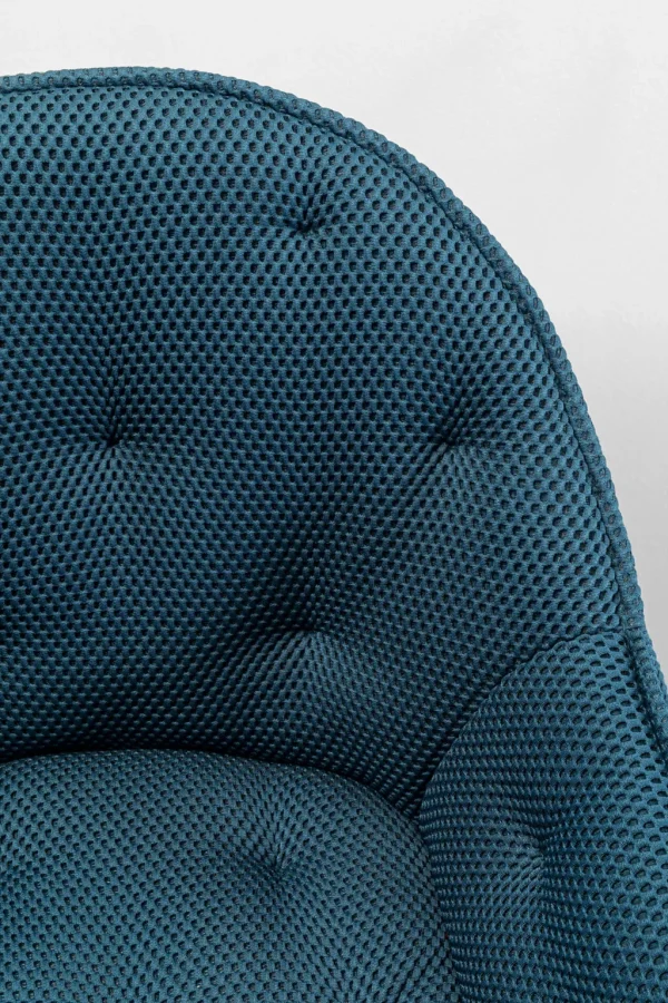 Tuolit>KARE Design Carlito Mesh Käänyvä Tuoli Petroolinsininen