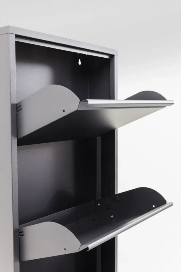 Kenkäkaapit>KARE Design Caruso 5 Kenkäkaappi, Antrasiitti